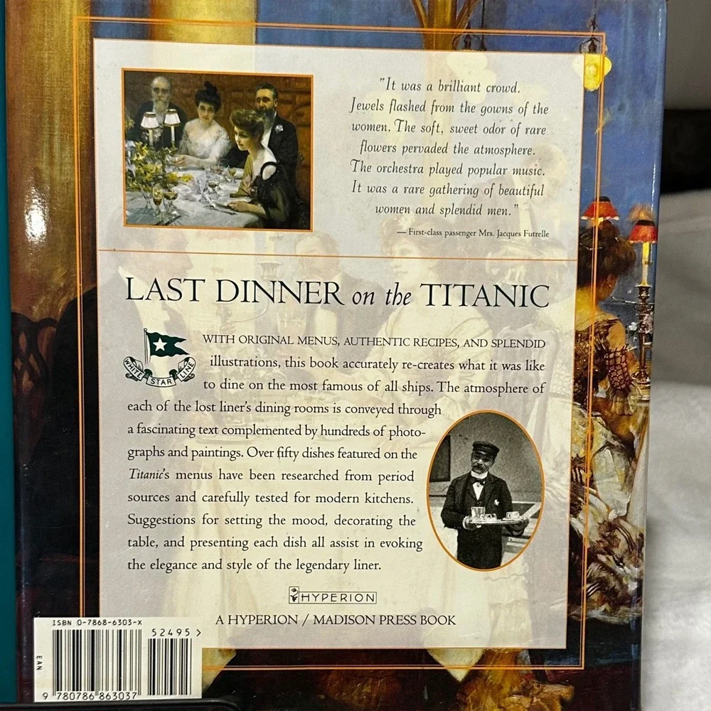 Hyperion Last Dinner on the Titanic & Mary Emmerling At Home in the Country Book